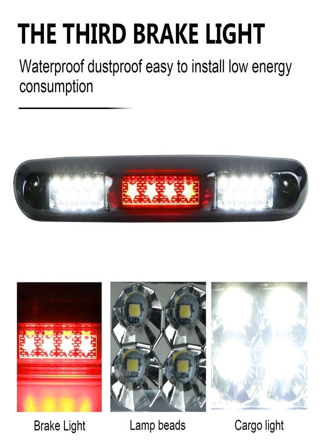 Tresound LED Third 3rd Brake Light for 2007-2013 Chevy Silverado GMC Sierra 1500 2500 3500 HD Classic, Rear Cargo Lamp High Mount Stop light - Image 3
